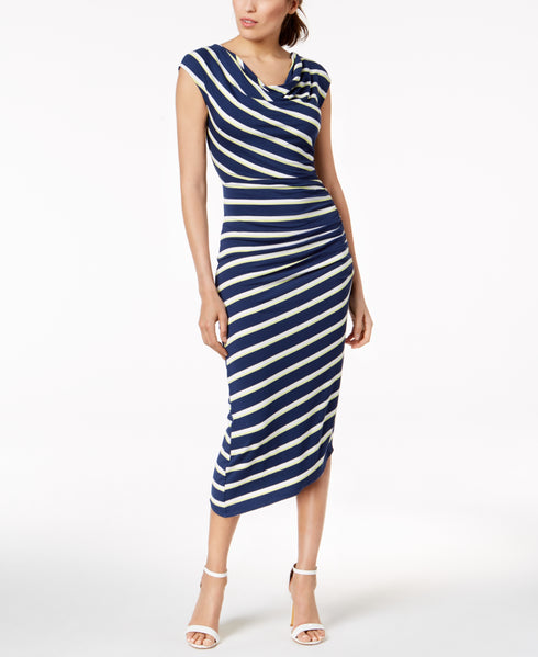 Asymmetrical Midi Dress